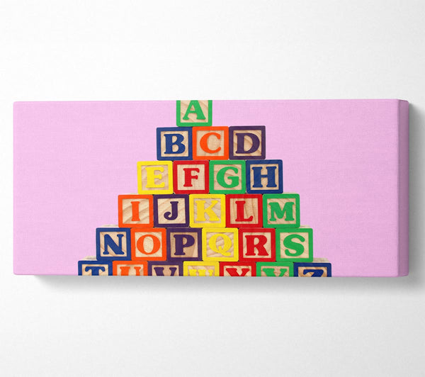 Alphabet Blocks Pink