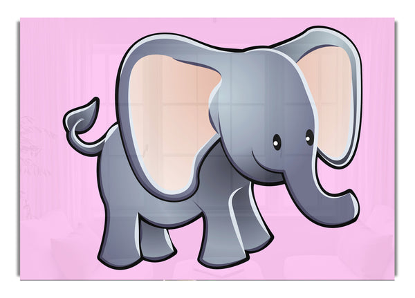 Big Eared Elephant Pink