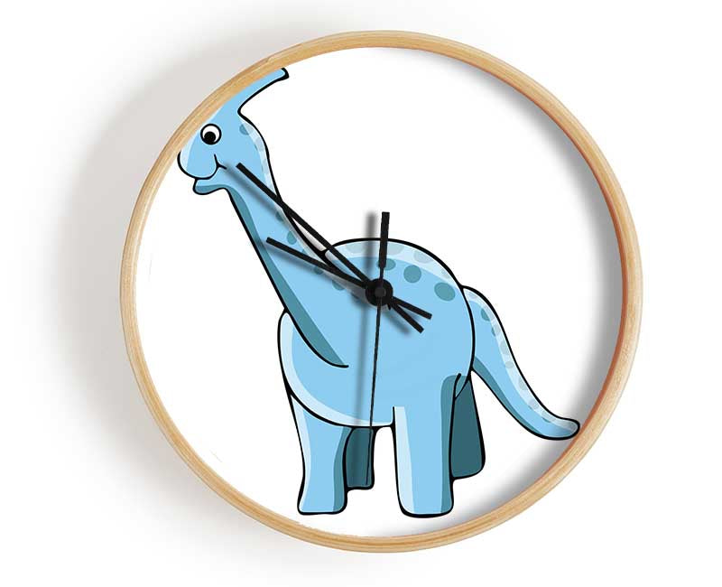 Big Funny Dinosaur White Clock - Wallart-Direct UK