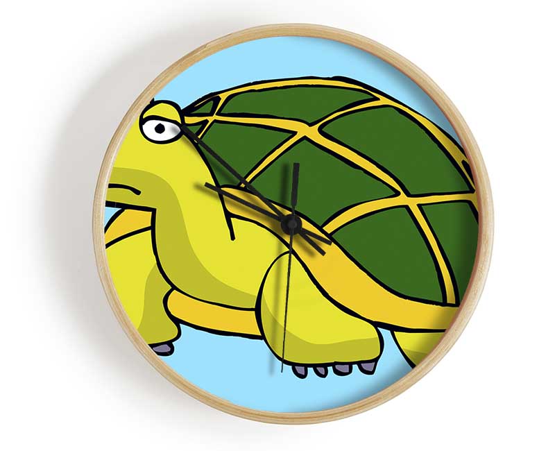 Big Turtle Baby Blue Clock - Wallart-Direct UK