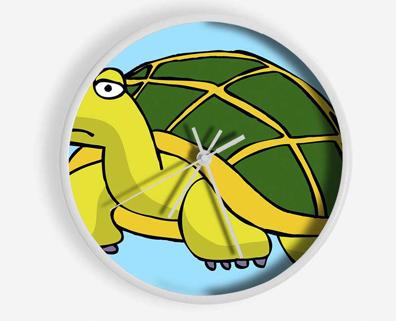 Big Turtle Baby Blue Clock - Wallart-Direct UK