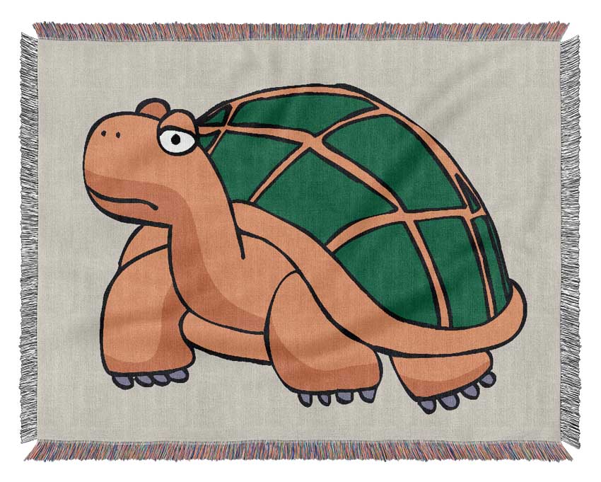 Big Turtle Lilac Woven Blanket