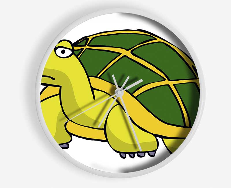 Big Turtle White Clock - Wallart-Direct UK