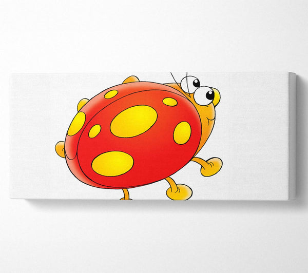 Cartoon Ladybug White