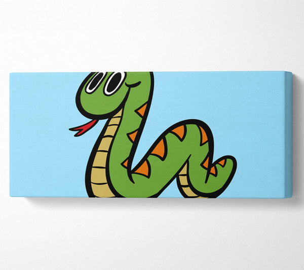 Cartoon Snake Baby Blue