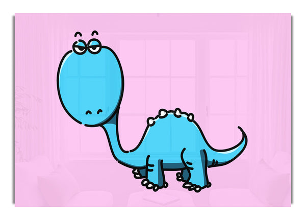 Dinosaur Not Impressed Pink