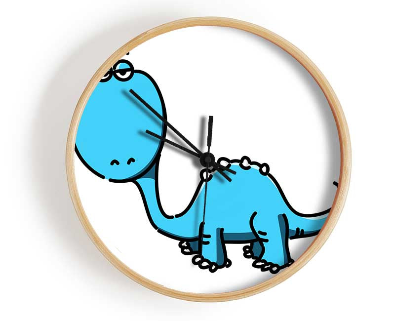 Dinosaur Not Impressed White Clock - Wallart-Direct UK