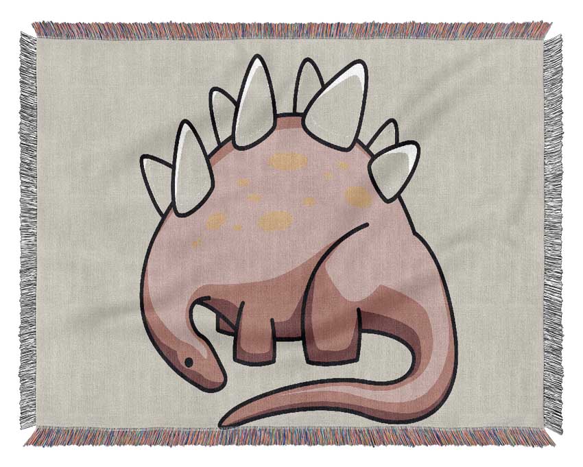 Herbivore Dinosaur Lilac Woven Blanket