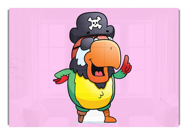 Pirate Parrot Eyepatch Pink