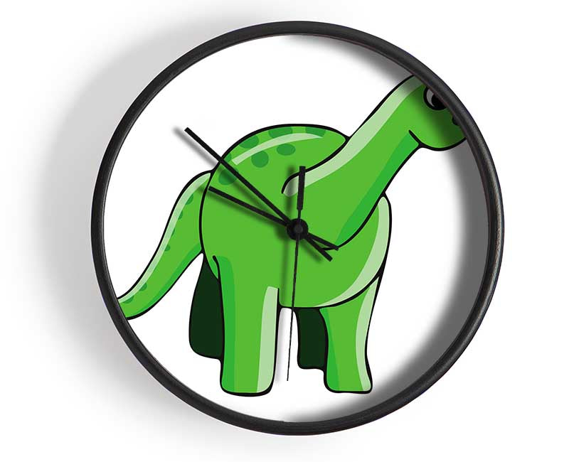 Suprised Dinosaur White Clock - Wallart-Direct UK