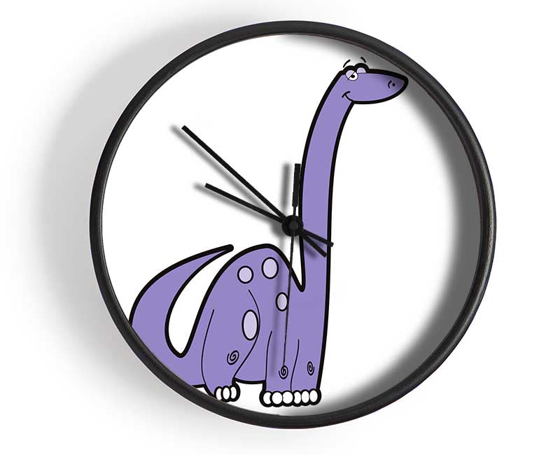 Tall Dinosaur White Clock - Wallart-Direct UK