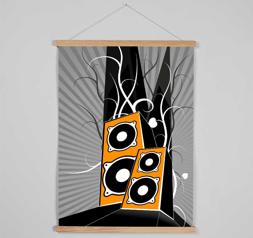 Speaker Sounds Hanging Poster - Wallart-Direct UK