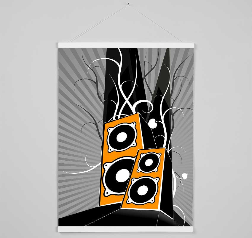 Speaker Sounds Hanging Poster - Wallart-Direct UK