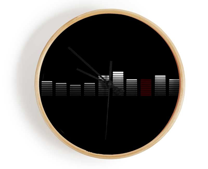 Bars Clock - Wallart-Direct UK