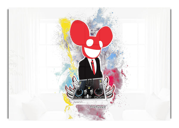 Deadmau5dj Canvas.Jpg Club Framed