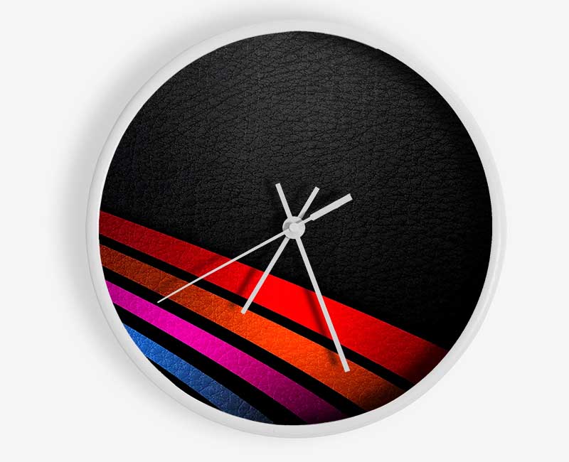 Strips Wide Clock - Wallart-Direct UK