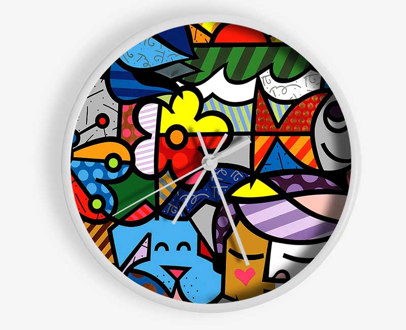 Art 15 Clock - Wallart-Direct UK