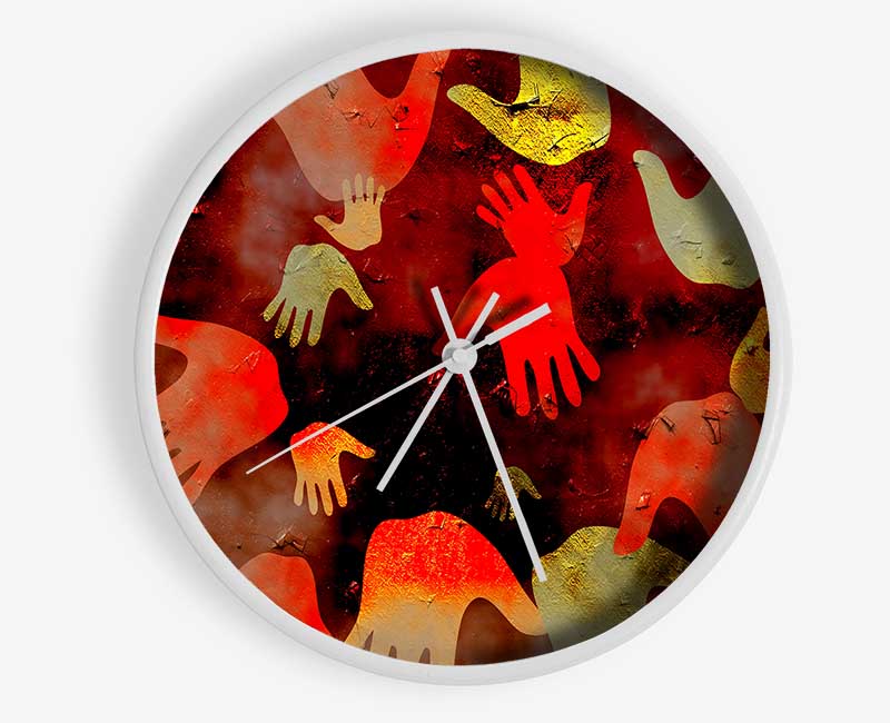 Hands Of Time Clock - Wallart-Direct UK