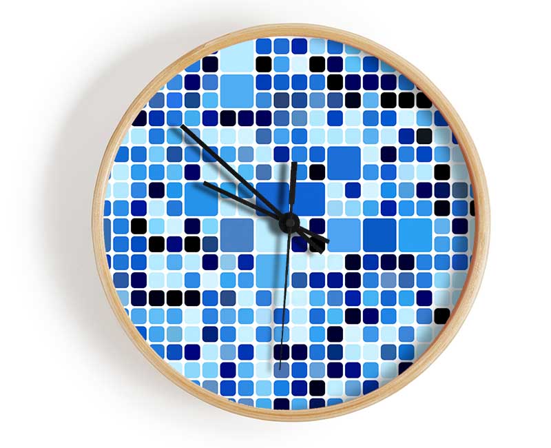 Square Ice Clock - Wallart-Direct UK