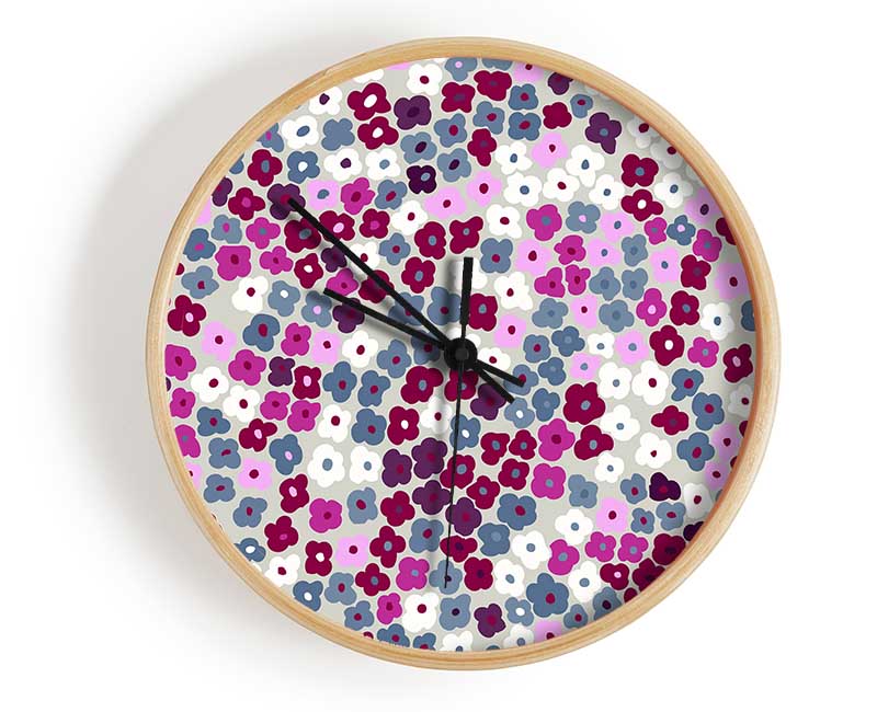 Flora Mayhem Clock - Wallart-Direct UK