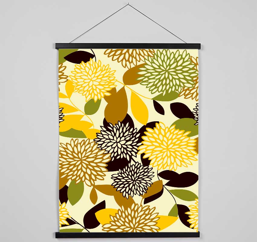 Petals Of Beauty Hanging Poster - Wallart-Direct UK