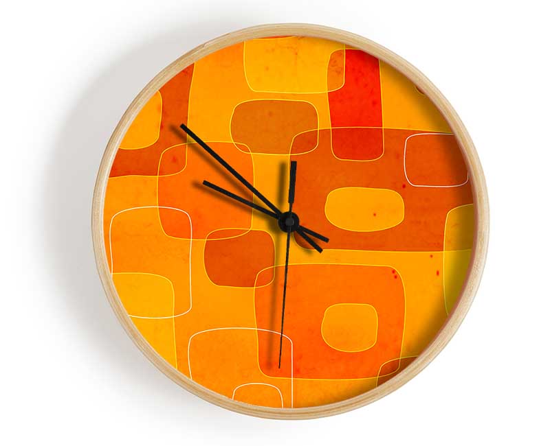 Burst Of Colour Clock - Wallart-Direct UK