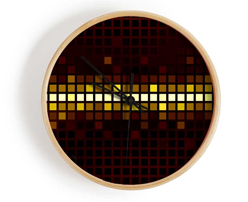 The Golden Line Clock - Wallart-Direct UK