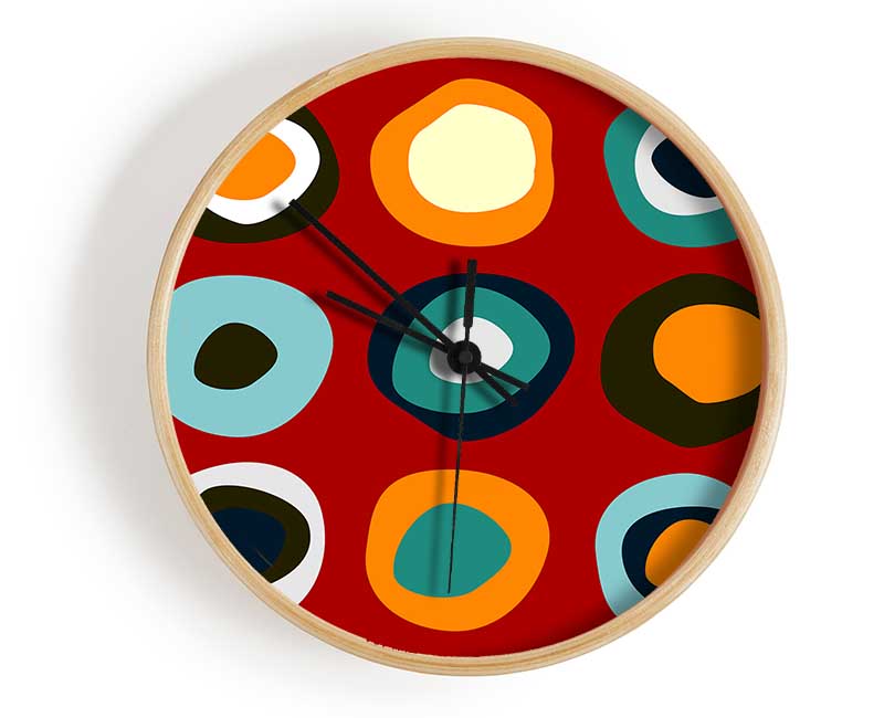 Circumference Of Colour Clock - Wallart-Direct UK