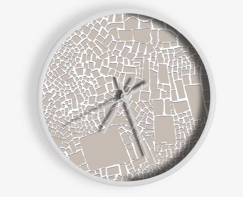 The Missing Piece Grey Clock - Wallart-Direct UK