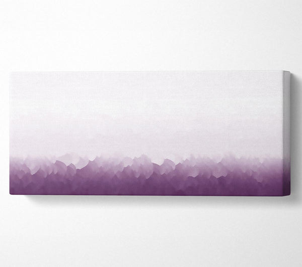 Abstract Ocean Lilac On White