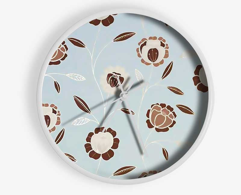 Evolution Of The Seed Blue Clock - Wallart-Direct UK