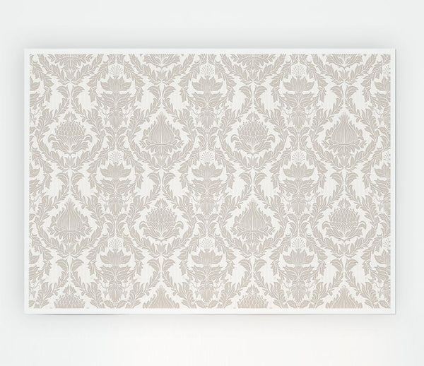 Flock Grey Print Poster Wall Art