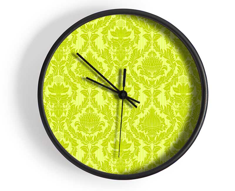 Flock Green Clock - Wallart-Direct UK