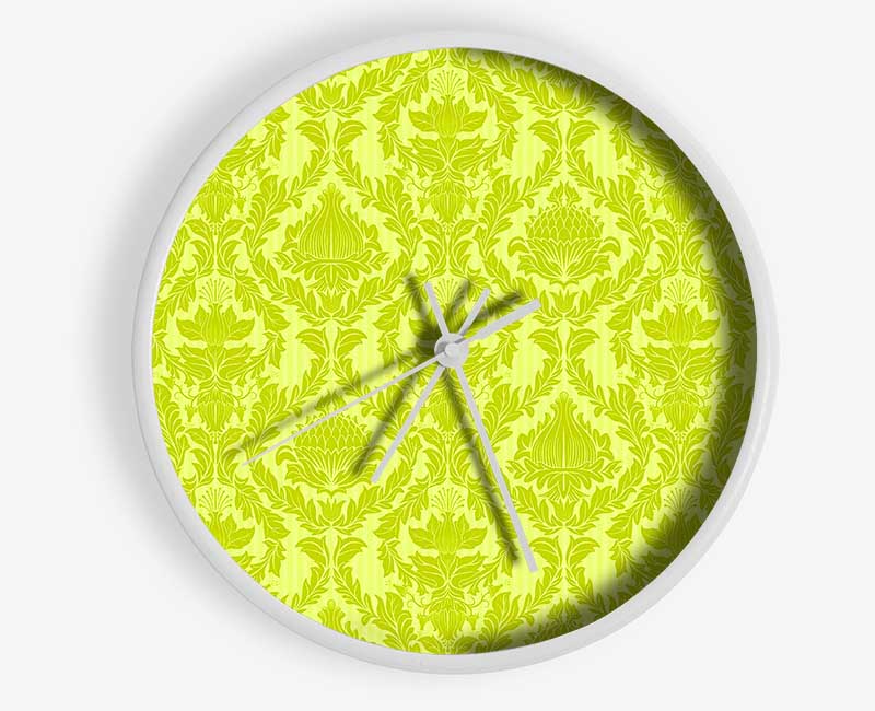 Flock Green Clock - Wallart-Direct UK