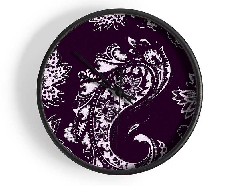 Prolongation Purple Clock - Wallart-Direct UK