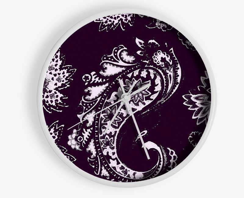 Prolongation Purple Clock - Wallart-Direct UK