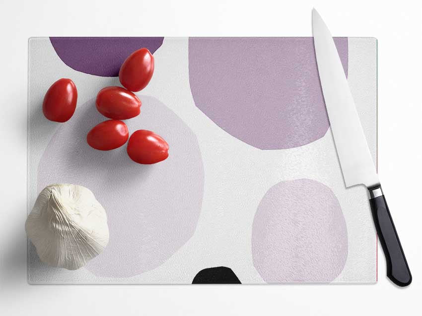 Ending In Itself Lilac Glass Chopping Board