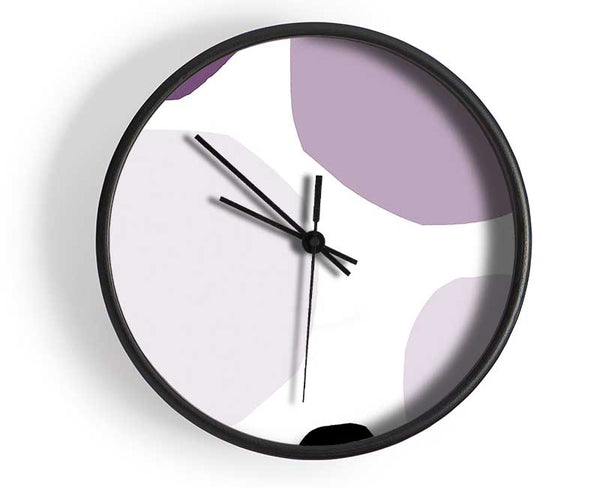 Ending In Itself Lilac Clock - Wallart-Direct UK