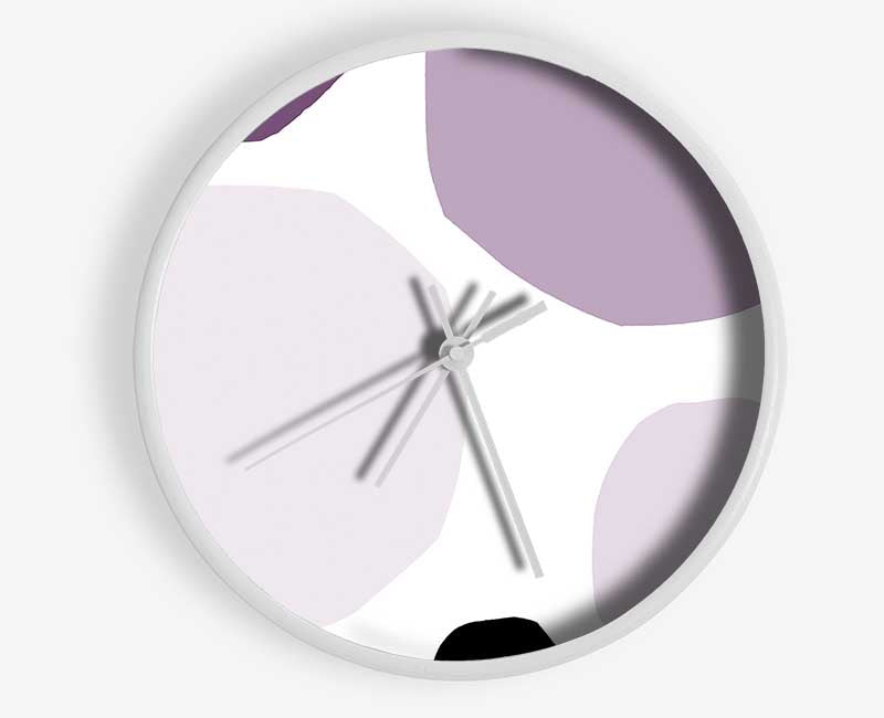 Ending In Itself Lilac Clock - Wallart-Direct UK