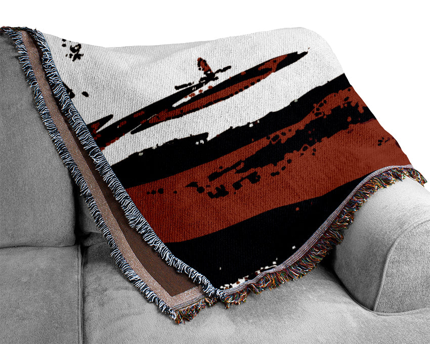 Red River Rising Woven Blanket