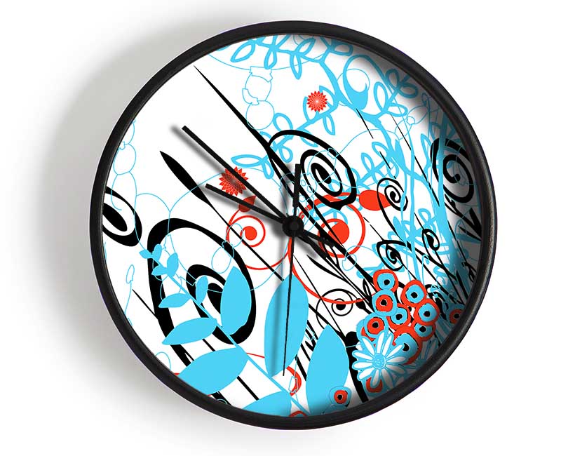 Chaos Garden Clock - Wallart-Direct UK