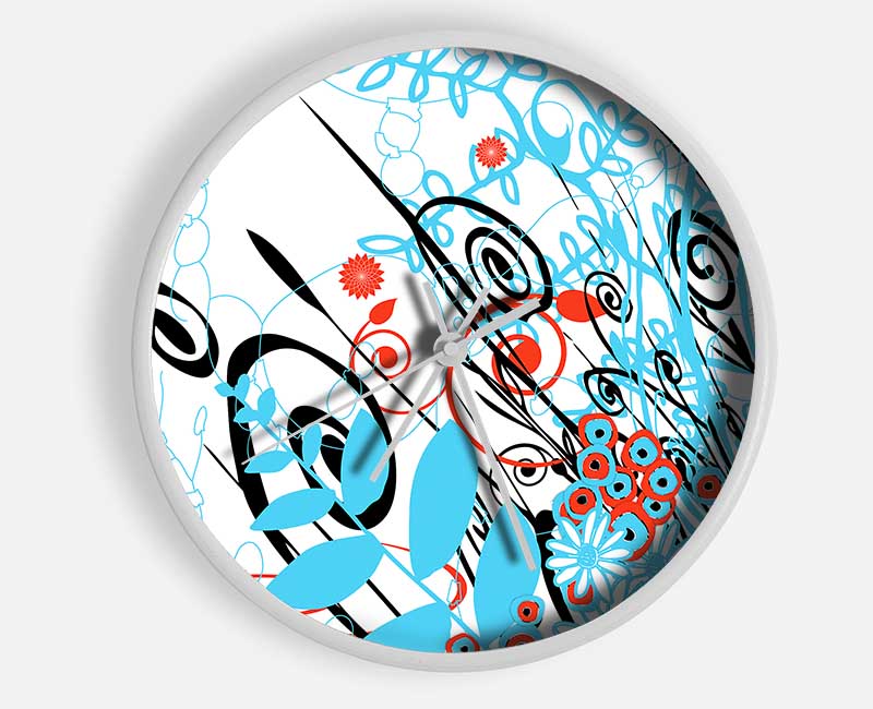 Chaos Garden Clock - Wallart-Direct UK