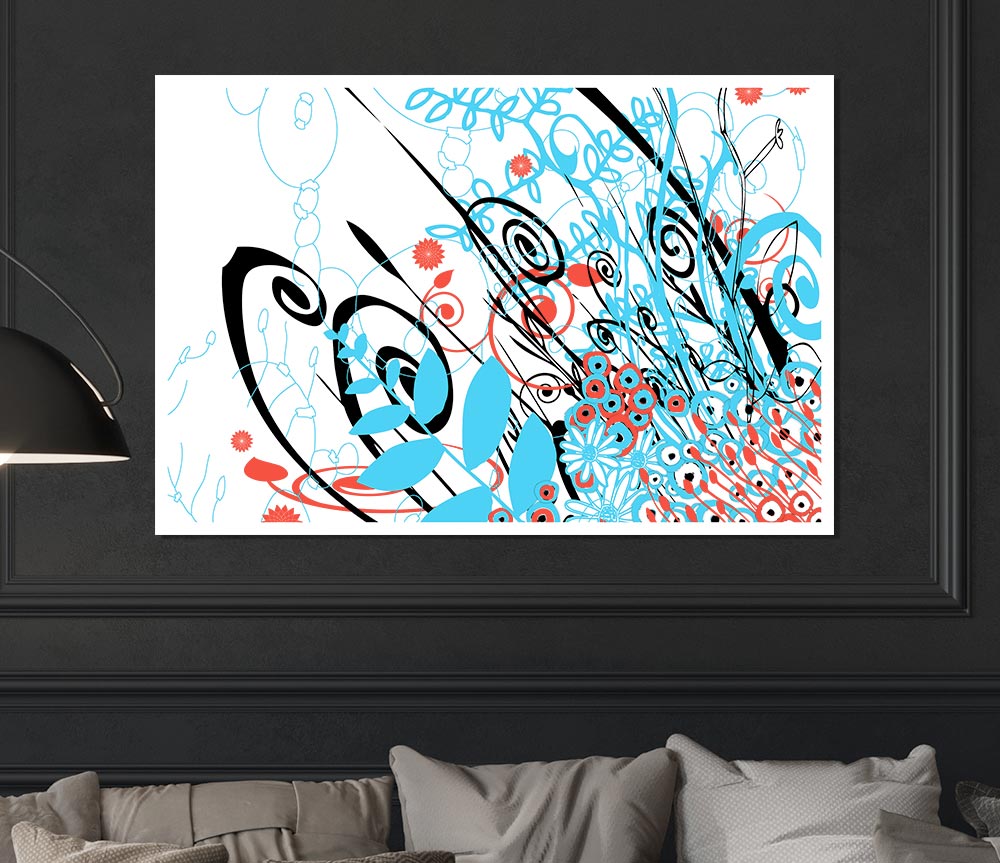 Chaos Garden Print Poster Wall Art