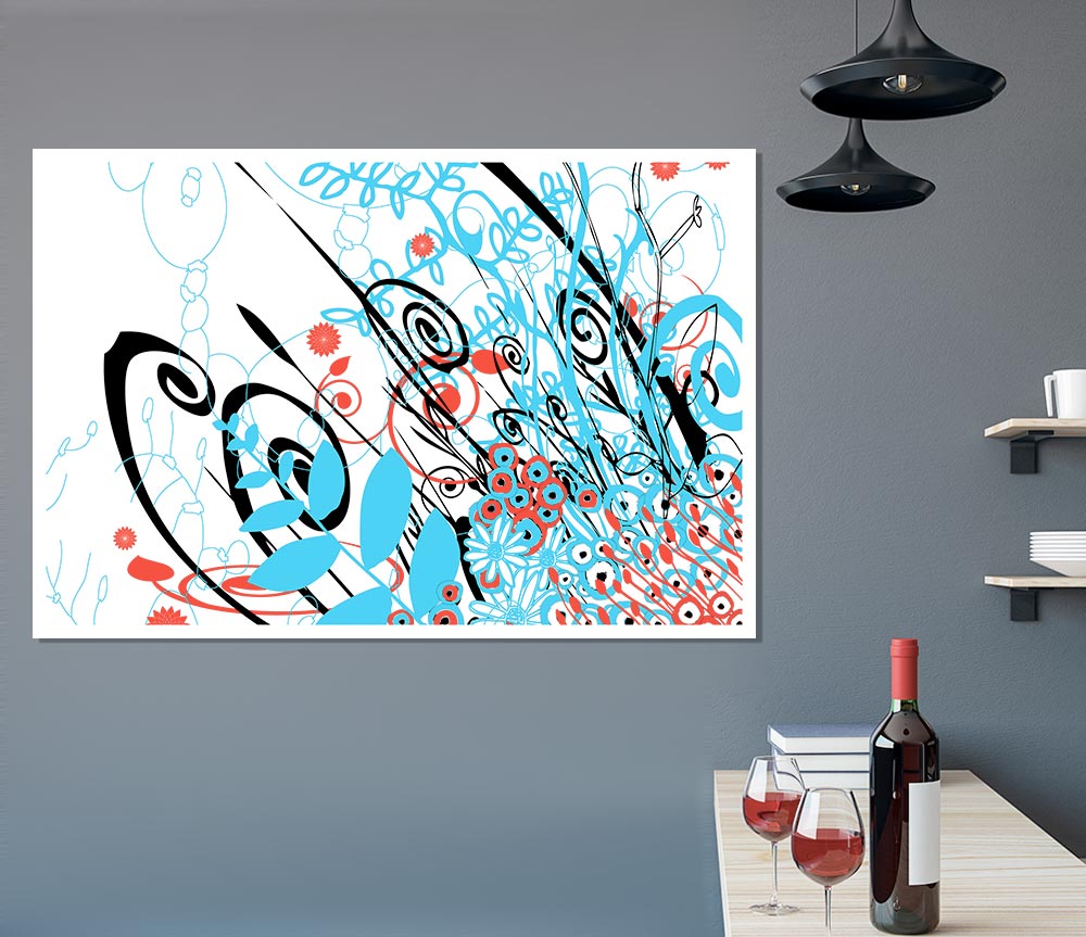 Chaos Garden Print Poster Wall Art