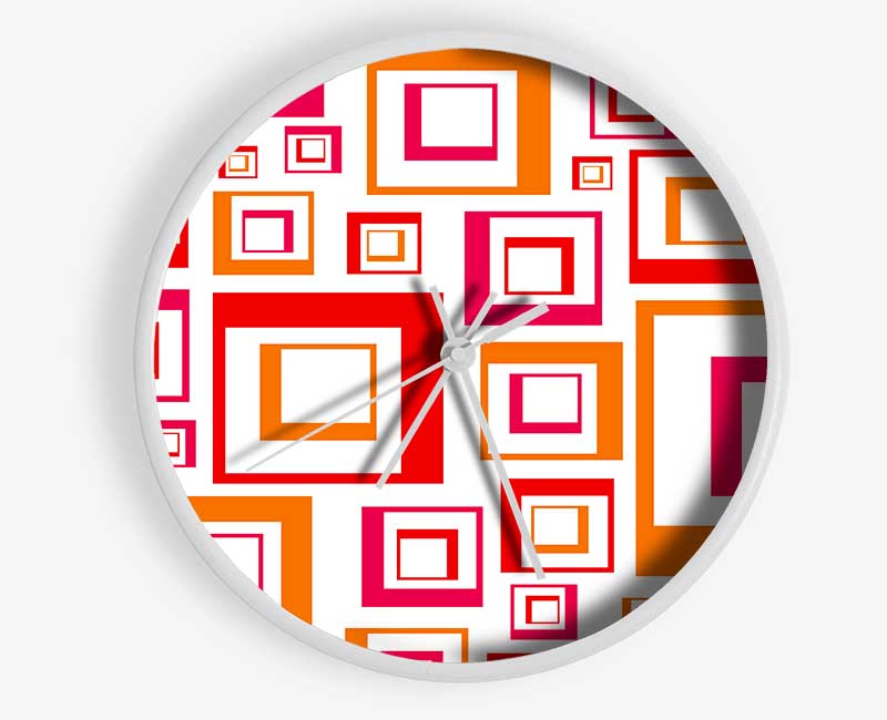 Maze Of Squares Clock - Wallart-Direct UK