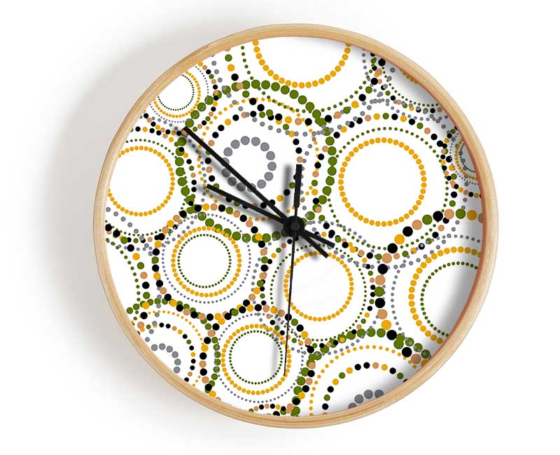 Lemon And Lime Clock - Wallart-Direct UK