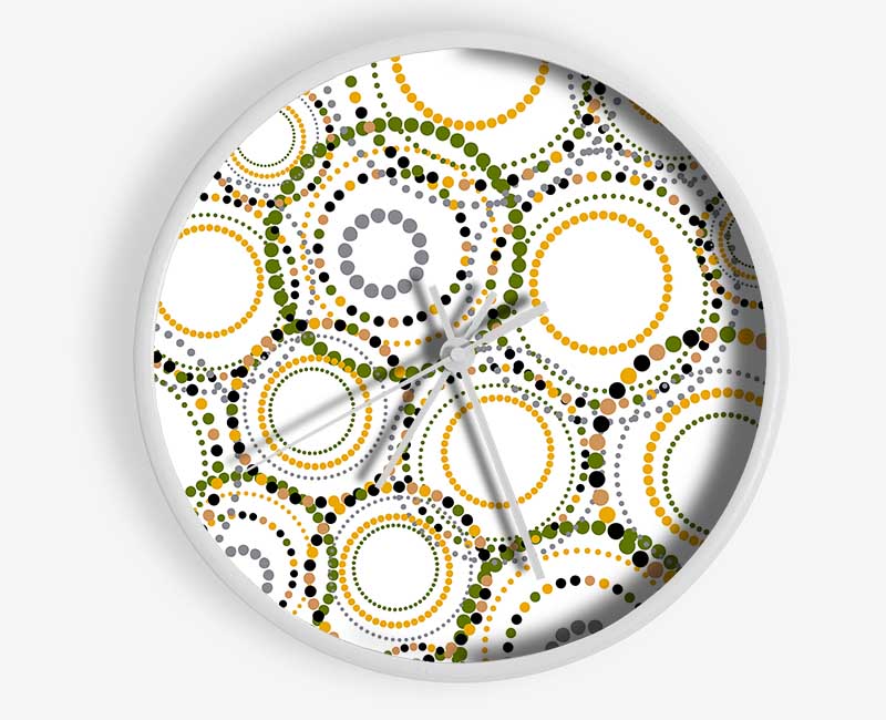 Lemon And Lime Clock - Wallart-Direct UK