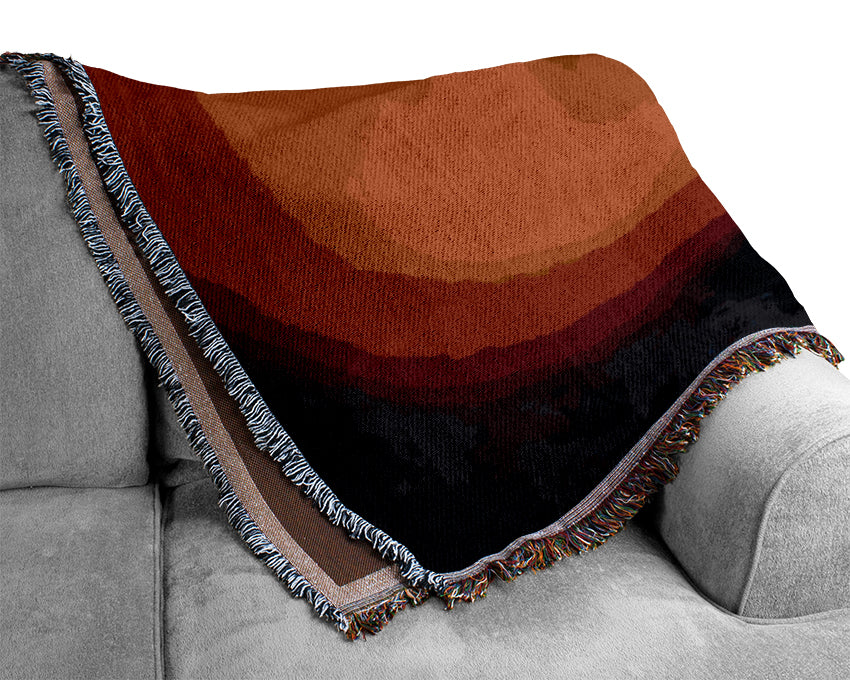 Hurricane Rainbow Woven Blanket