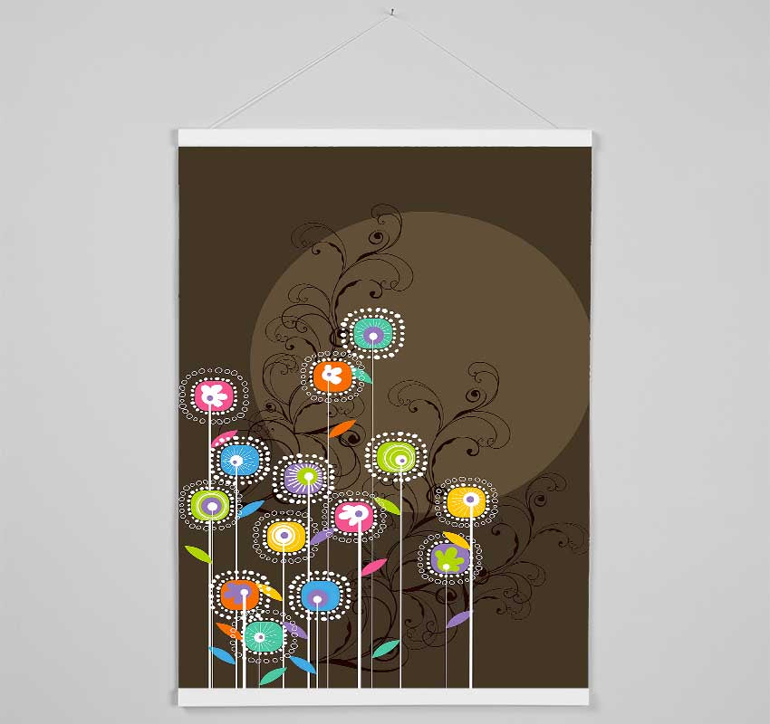 Flower Power Hanging Poster - Wallart-Direct UK