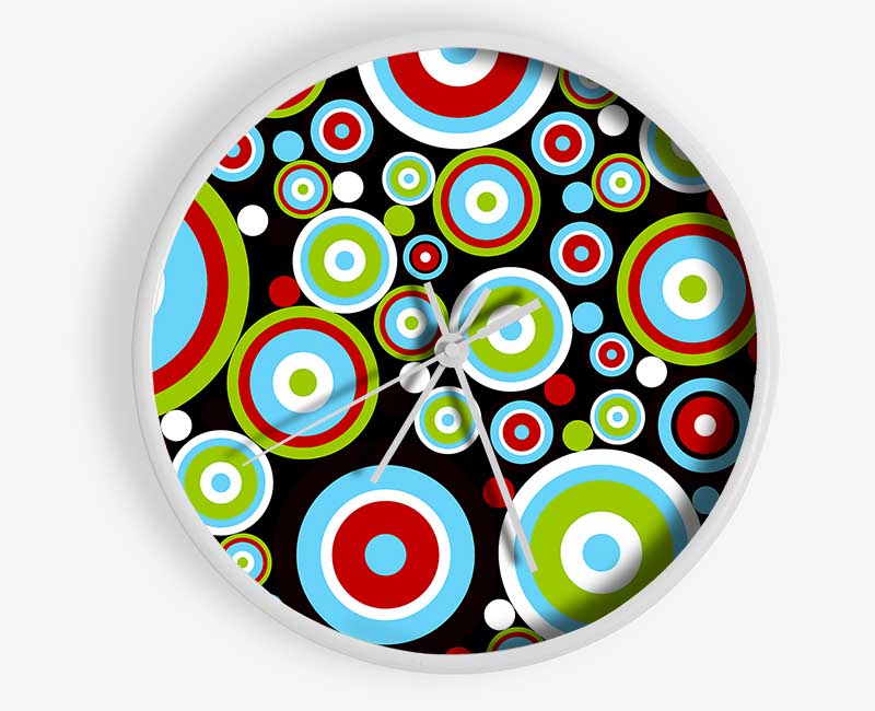 The Trance Of Colour Clock - Wallart-Direct UK